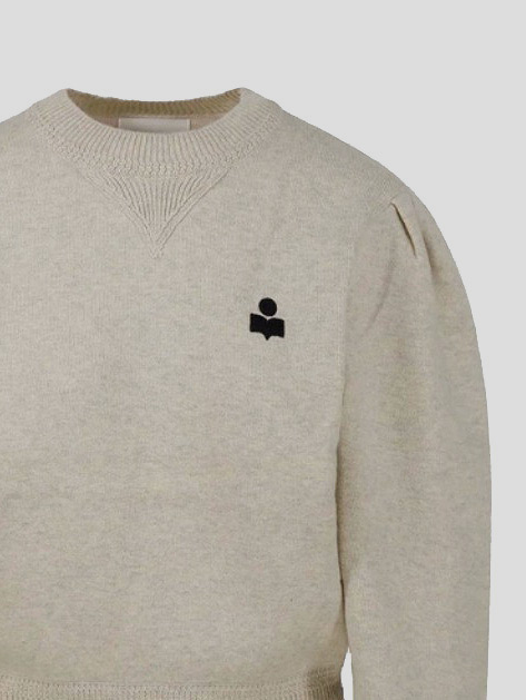 25SS 이자벨마랑에뚜왈 긴팔 티셔츠 PU0039FA A3L75E02LY Lightgrey - ISABEL MARANT ETOILE