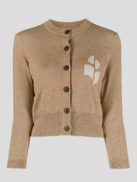 25SS 이자벨마랑에뚜왈 긴팔 티셔츠 CA0040FA A1X05E50CM Brown