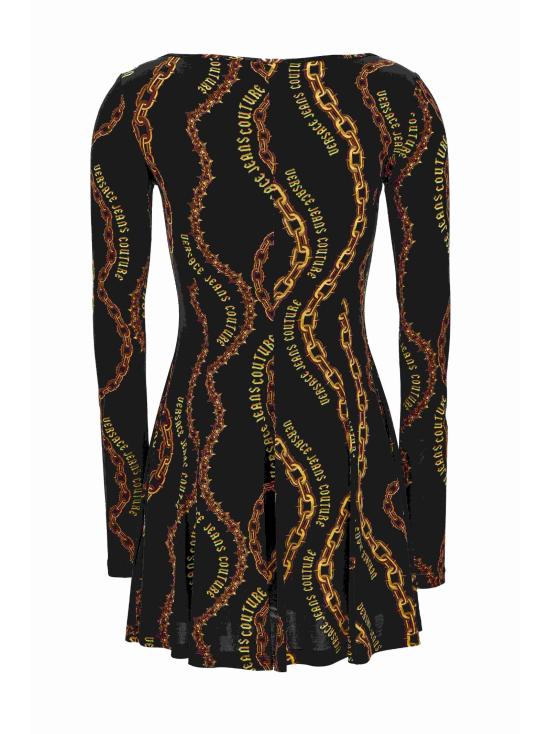 24FW 베르사체 숏 원피스 77HAO922 JS416G89 Black - VERSACE