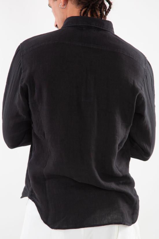 25SS 씨피 컴퍼니 긴팔 셔츠 18CMSH250A005415G999 BLACK DOM - C.P. COMPANY