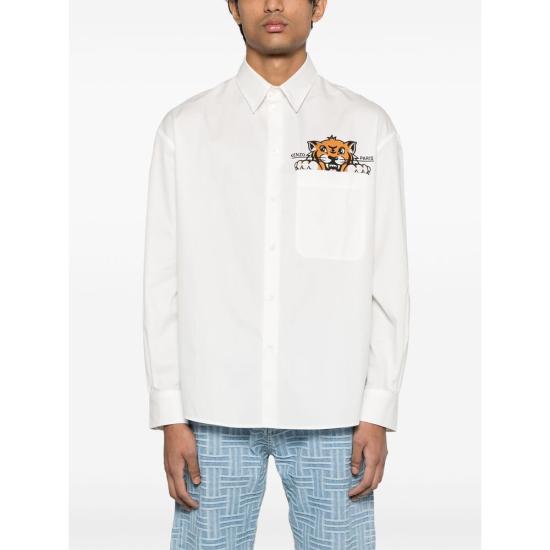 25SS 겐조 긴팔 셔츠 FF55CH4299P301 WHITE DOM - KENZO