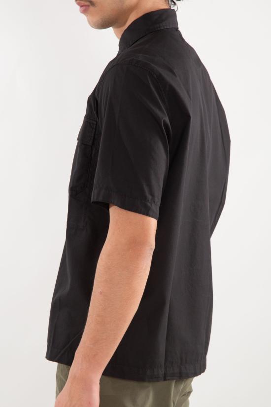 25SS 씨피 컴퍼니 반팔 셔츠 18CMSH245A005691G999 BLACK DOM - C.P. COMPANY