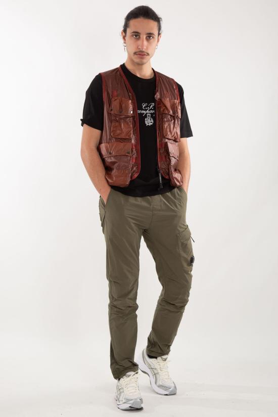 25SS 씨피 컴퍼니 반팔 티셔츠 18CMTS109A 110301W 999 BLACK DOM - C.P. COMPANY