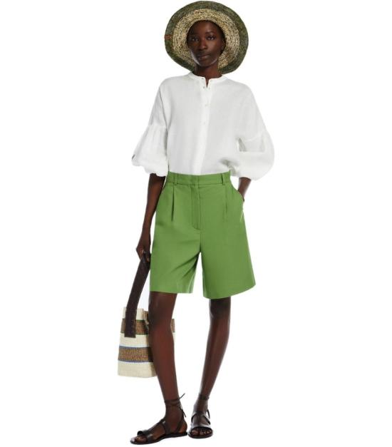 25SS 위켄드막스마라 숏팬츠 2515141032600 006 40 Green - WEEKEND MAX MARA