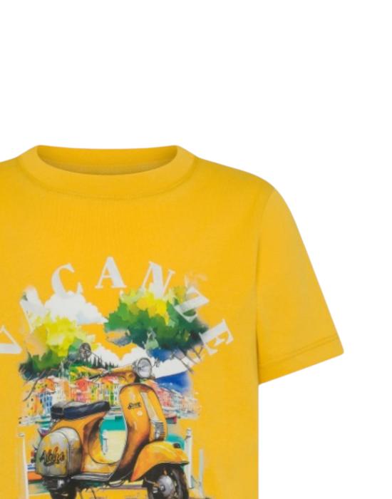 25SS [주니어] 썬 68 폴로 셔츠 T35342 23 Yellow - SUN 68