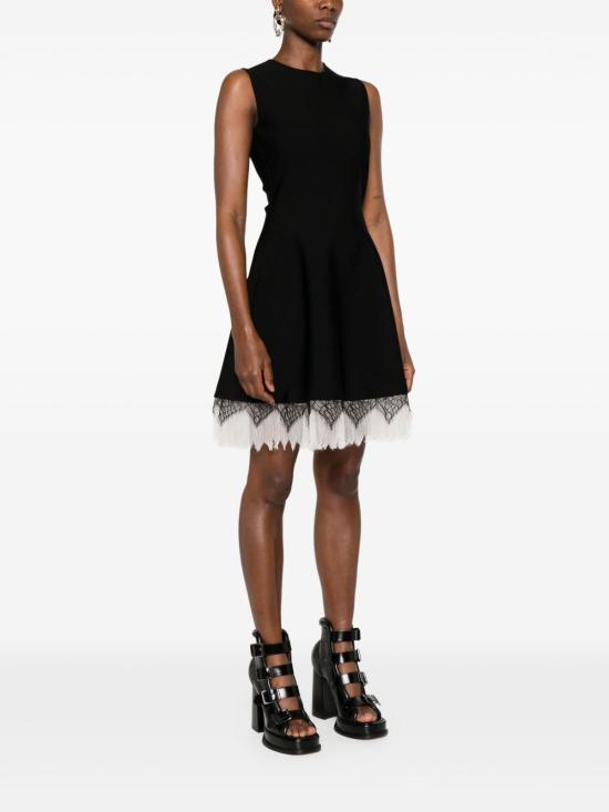 25SS 알렉산더 맥퀸 숏 원피스 833963Q1BD2 1080 Black - ALEXANDER MCQUEEN