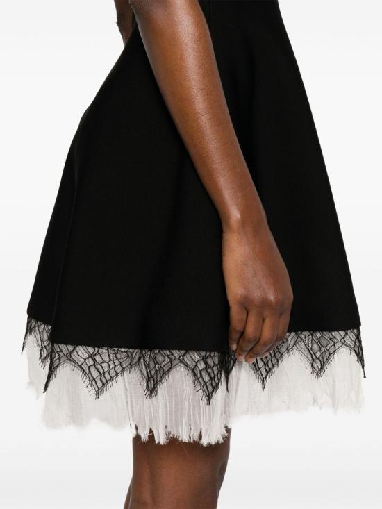 25SS 알렉산더 맥퀸 숏 원피스 833963Q1BD2 1080 Black - ALEXANDER MCQUEEN