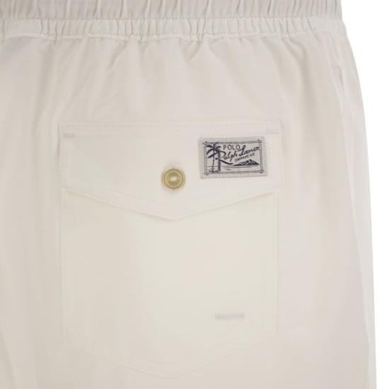  폴로 랄프로렌 포니 자수 스윔 쇼츠 710957782 WHITE - POLO RALPH LAUREN