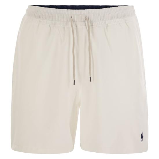  폴로 랄프로렌 포니 자수 스윔 쇼츠 710957782 WHITE