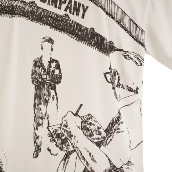 25SS 씨피 컴퍼니 반팔 티셔츠 18CMTS317A WHITE - C.P. COMPANY