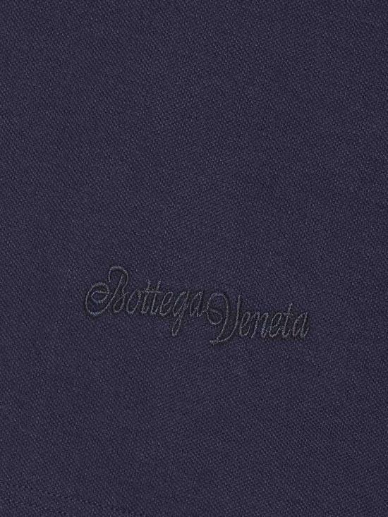  보테가베네타 폴로 티셔츠 820676V4Z004157 Blue - BOTTEGA VENETA