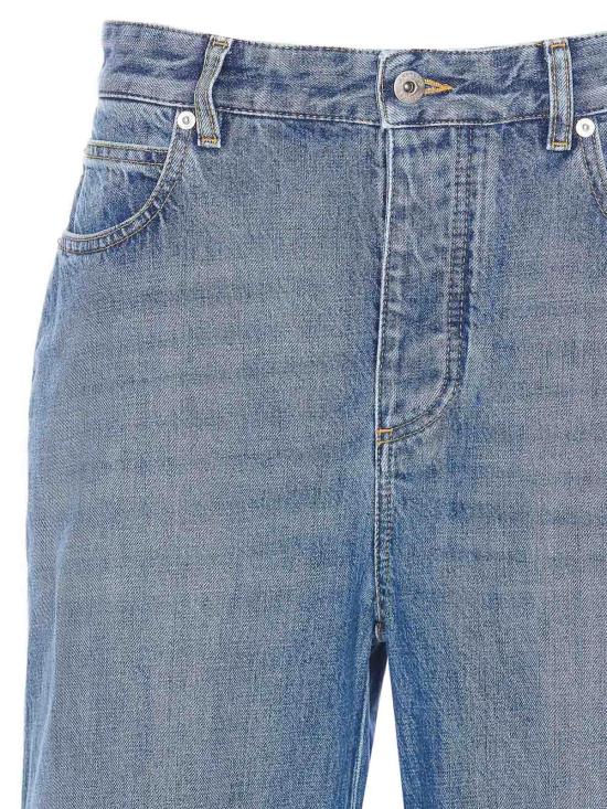  보테가베네타 스트레이트 팬츠 813509V42W04715 Blue - BOTTEGA VENETA