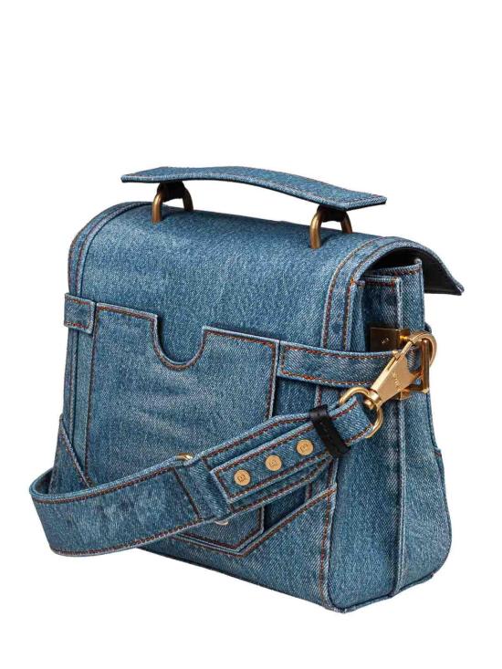  발망 크로스백 EN1DB530TDEN6FF Dark Wash - BALMAIN