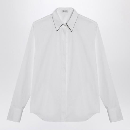 25SS 브루넬로 쿠치넬리 셔츠 M0091MA606CO WHITE