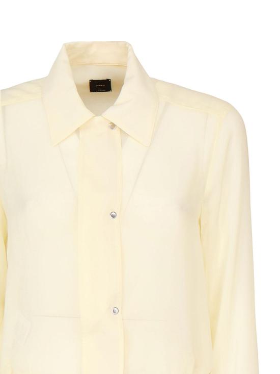  핑코 블라우스 104787A21FD22 Yellow - PINKO