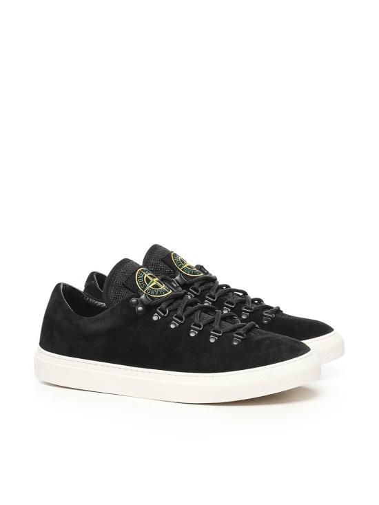  스톤 아일랜드 컴파스 패치 레이스업 스니커즈 K1SFWS100020S0172V0095 WHITE - STONE ISLAND