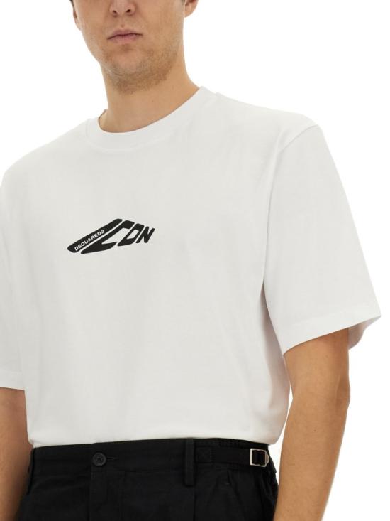 25SS 디스퀘어드2 반팔 티셔츠 S79GC0096 D20033100 White - DSQUARED2