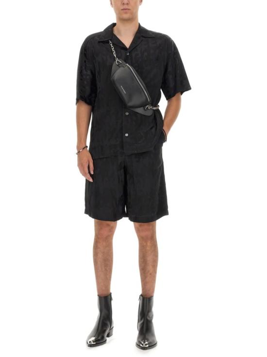  알렉산더 맥퀸 숏팬츠 750148 QVP301010 Black - ALEXANDER MCQUEEN