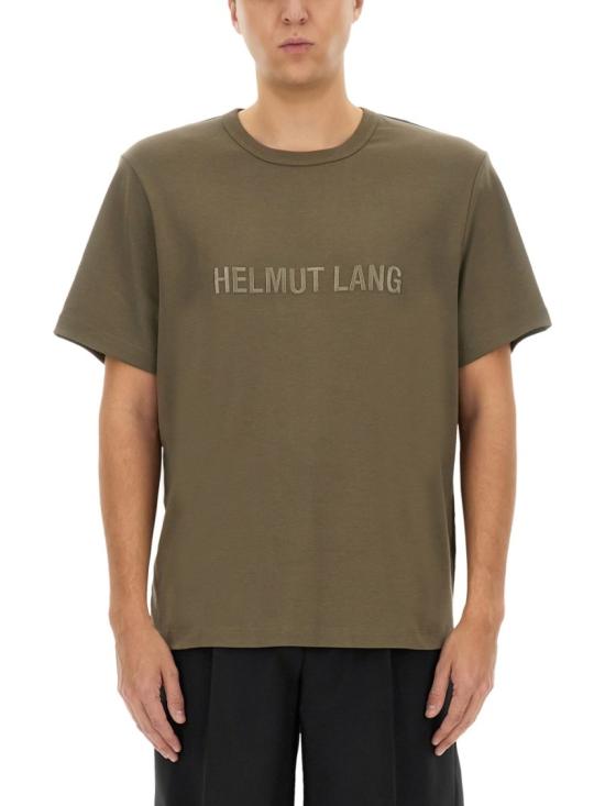25SS 헬무트랭 로고 티셔츠 O04HM599 F0X Neutrals