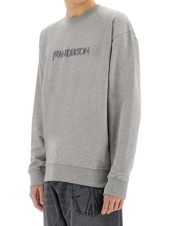 25SS JW앤더슨 긴팔 티셔츠 JW0215 PG1632907 Grey - JW ANDERSON