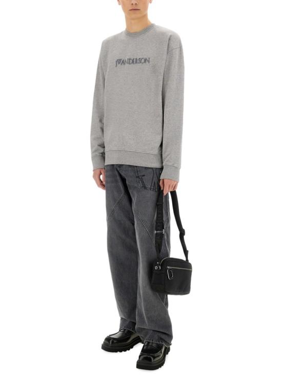 25SS JW앤더슨 긴팔 티셔츠 JW0215 PG1632907 Grey - JW ANDERSON