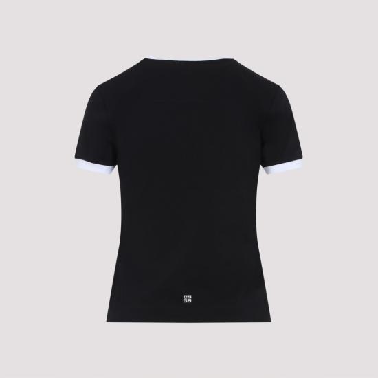 25SS 지방시 반팔 티셔츠 BW70BF3YAC Black - GIVENCHY