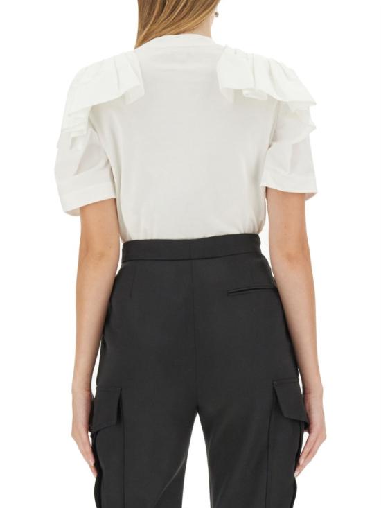  알렉산더 맥퀸 반팔 티셔츠 762903 QLAA69000 White - ALEXANDER MCQUEEN