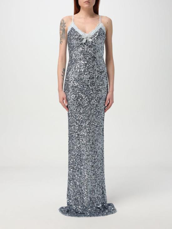 25FW 엘리자베타프랜치 롱 원피스 ABR49 A28 Gnawed Blue