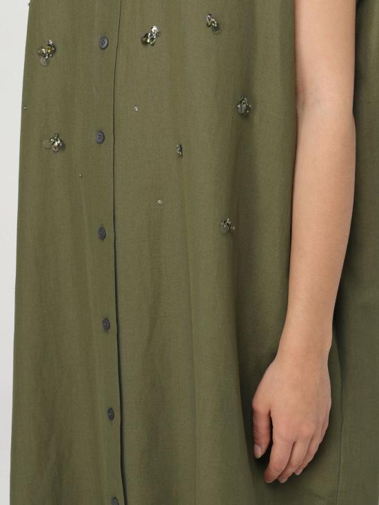 25SS 파비아나 필리피 롱 원피스 ABD275F655L372 6162 Military - FABIANA FILIPPI