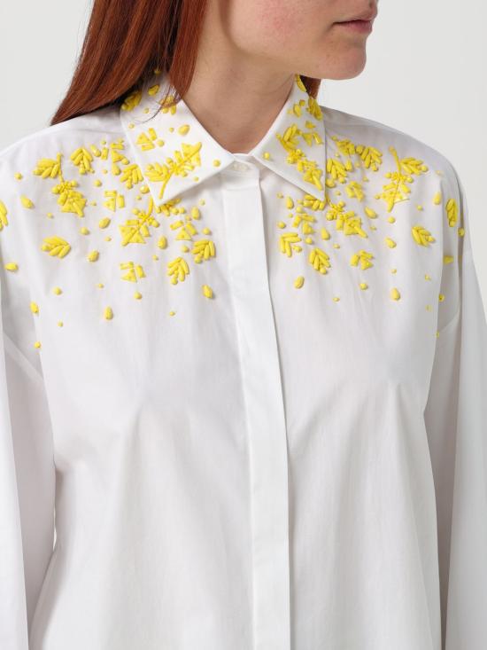 25SS 엠에스지엠 블라우스 3842MDE23X 257315 01 White - MSGM