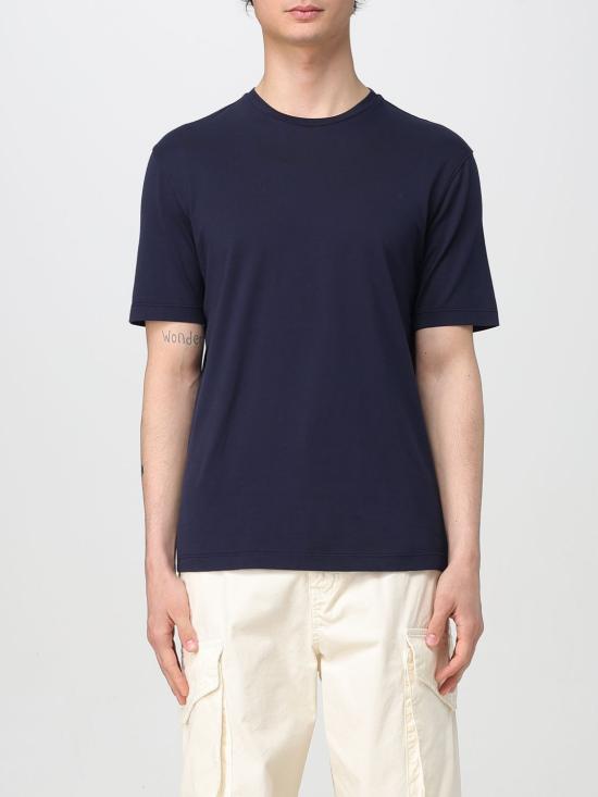 25FW 로베르토 콜리나 반팔 티셔츠 RB51021 10 Blue