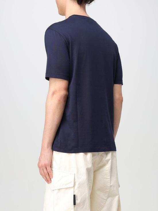 25FW 로베르토 콜리나 반팔 티셔츠 RB51021 10 Blue - ROBERTO COLLINA