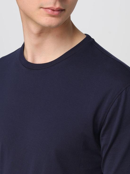 25FW 로베르토 콜리나 반팔 티셔츠 RB51021 10 Blue - ROBERTO COLLINA