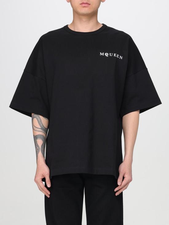 25FW 알렉산더 맥퀸 반팔 티셔츠 828434QTADE 0520 White