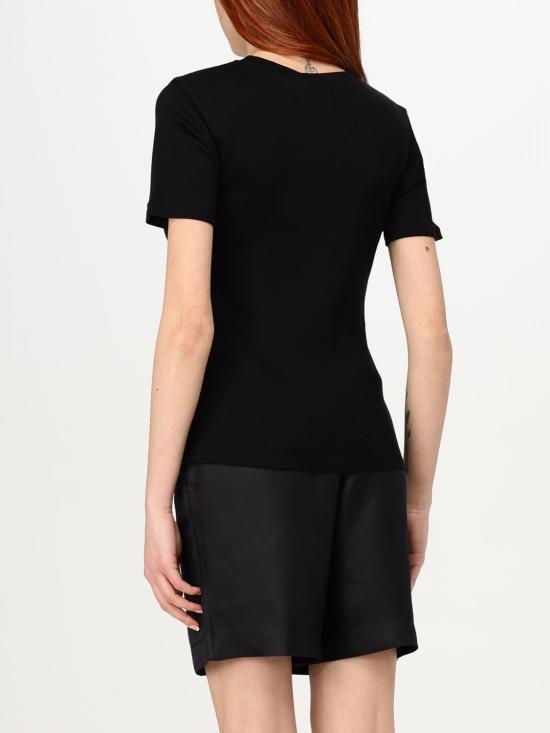 25FW 루루 스튜디오 반팔 티셔츠 AVALYN Black - LOULOU STUDIO