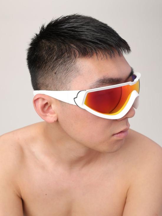 25FW 몽클레어 선글라스 ML0249 21G White - MONCLER