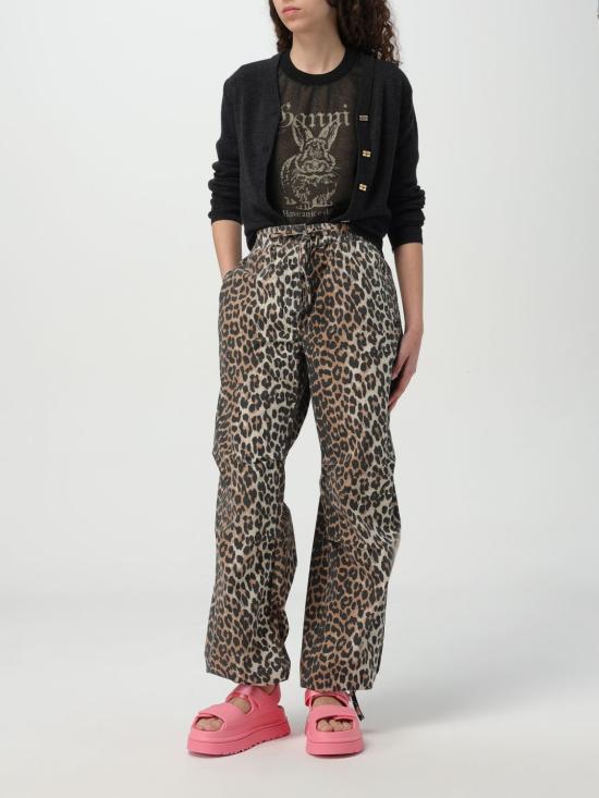 25SS 가니 긴팔 티셔츠 K2479 099 Black - GANNI