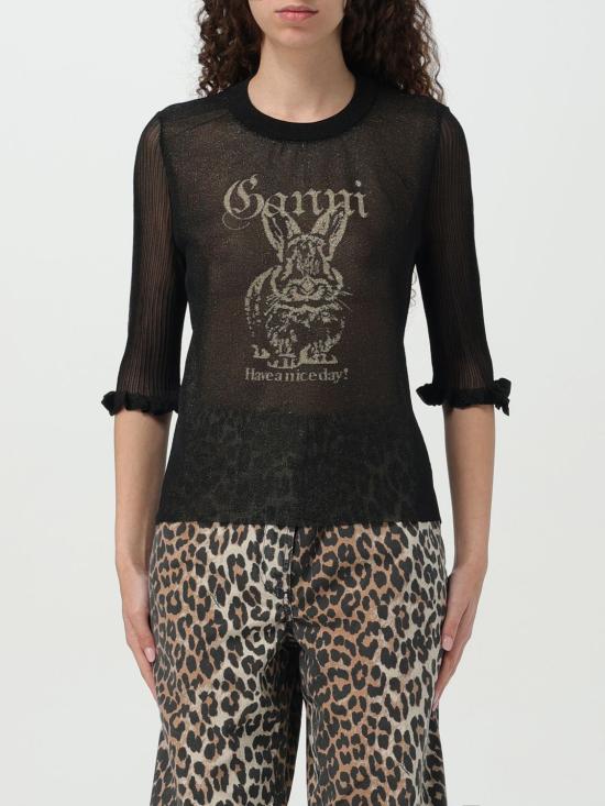 25SS 가니 긴팔 티셔츠 K2479 099 Black