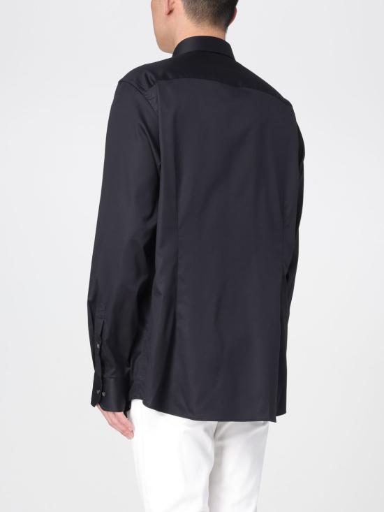 25SS 엠포리오 아르마니 긴팔 셔츠 EM000065TE10156 UC001 Black - EMPORIO ARMANI