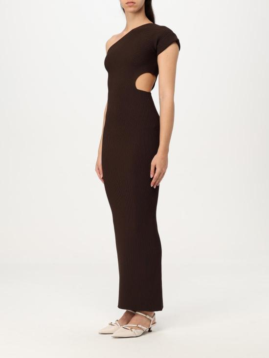 25FW 막스마라 롱 원피스 2511321133600 010 Brown - MAX MARA