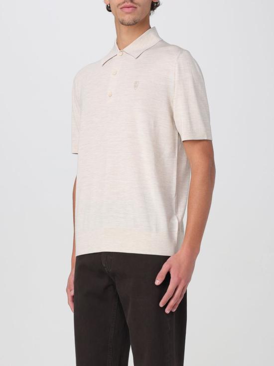 25FW 버버리 울 폴로 셔츠 8103102 Beige - BURBERRY