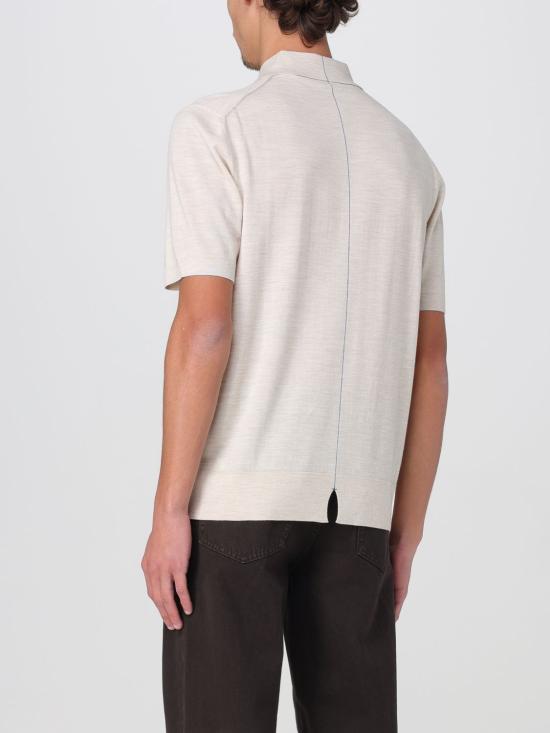 25FW 버버리 울 폴로 셔츠 8103102 Beige - BURBERRY