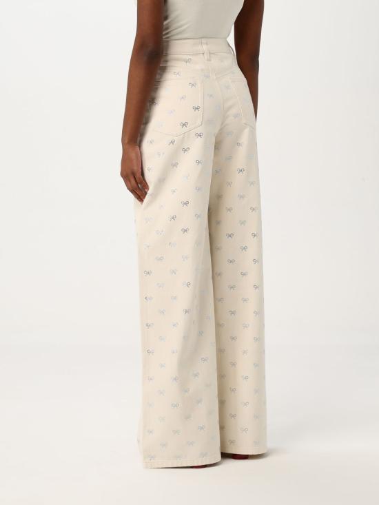 25SS 셀프 포트레이트 데님 팬츠 SS25829PC CREAM Yellow Cream - SELF PORTRAIT