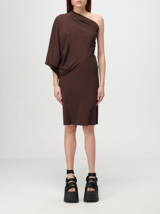 25SS 릭 오웬스 미디 원피스 RP01E7234CC 14 Burgundy