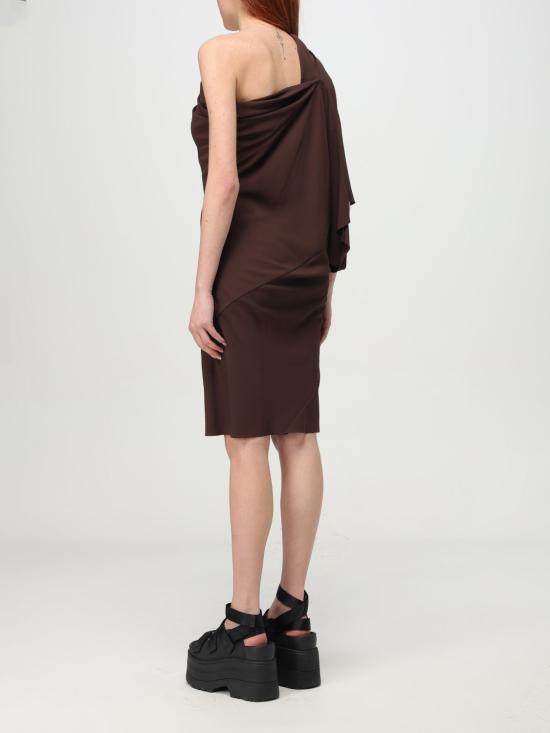 25SS 릭 오웬스 미디 원피스 RP01E7234CC 14 Burgundy - RICK OWENS