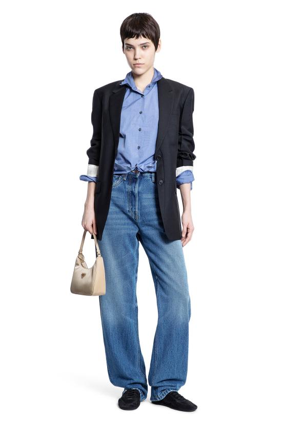  프라다 팬츠 GFP52216PKF0V3N Blue - PRADA