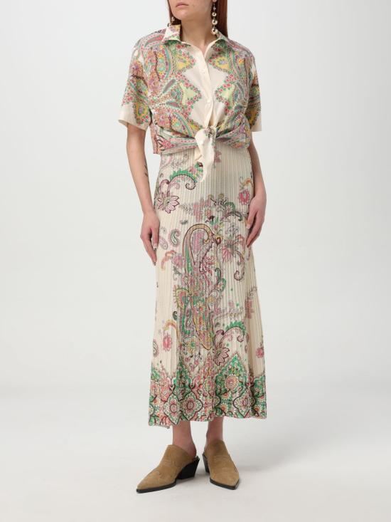 25SS 에트로 롱 원피스 WRKA0078AK542 X0802 White - ETRO