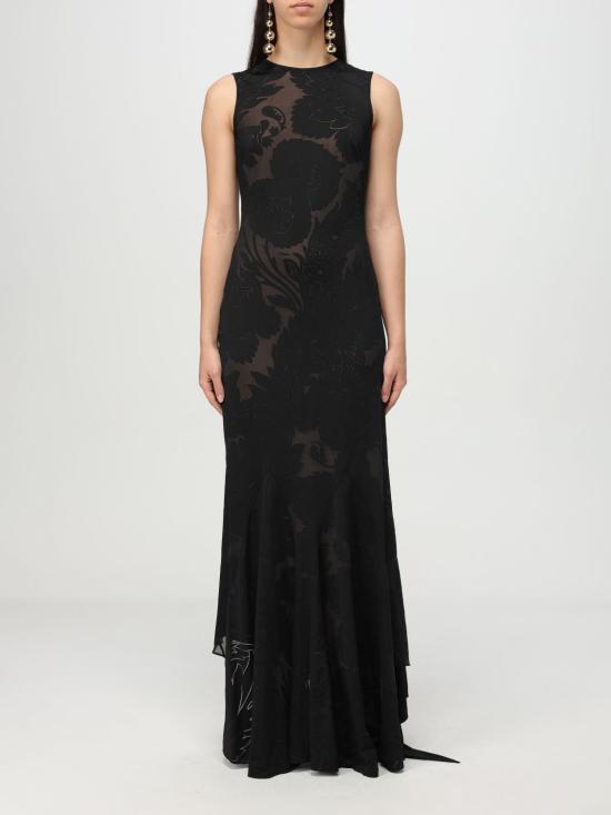 25SS 에트로 롱 원피스 WRHA045399IAD24 N0000 Black