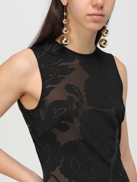 25SS 에트로 롱 원피스 WRHA045399IAD24 N0000 Black - ETRO