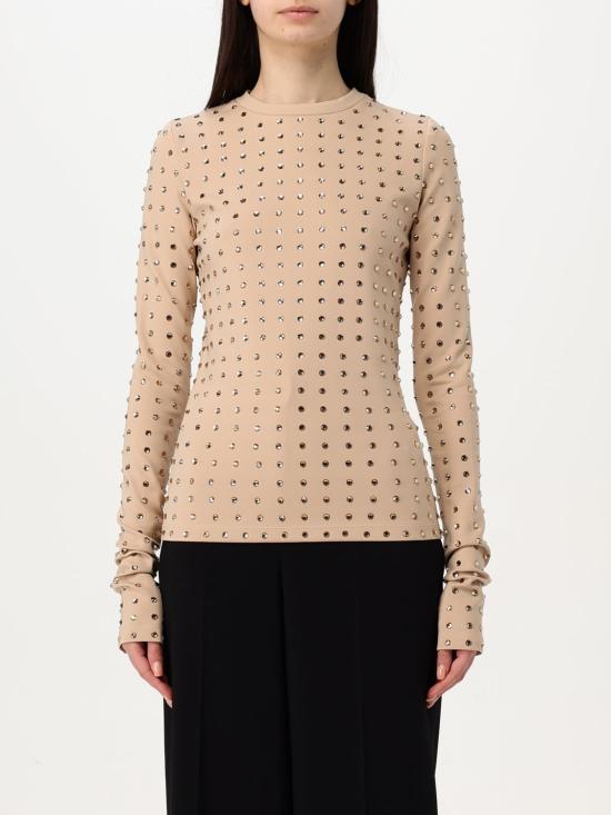 25FW 스포트막스 긴팔 티셔츠 2512941031600 001 Nude